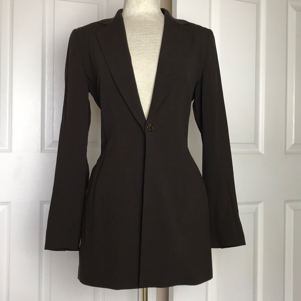 Dana Buchman One Button Suit Jacket Blazer
